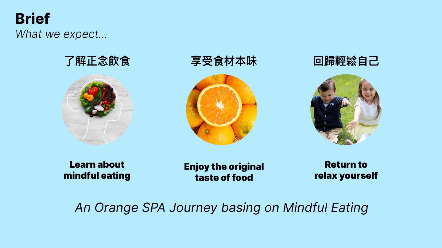 Mindful experience journey from the project